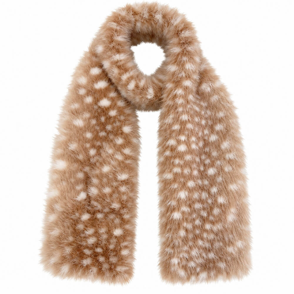 forest fawn fuffy scarf boogzel clothing