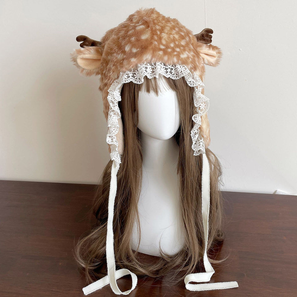 forest fawn lace hat boogzel clothing