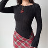 frazzled english woman asymmetrical knit top boogzel clothing