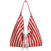 french summer striped sack bag boogzel clothing