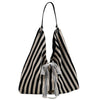 black and white striped sack bag boogzel clothing