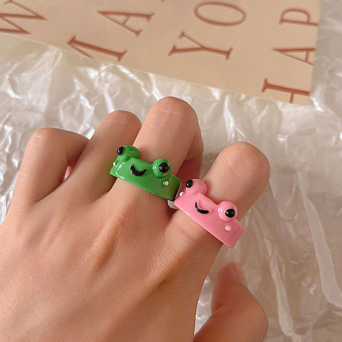 Frog Couple Rings Set | Сute Accessories- Boogzel – Boogzel Clothing