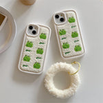 frog embroidery iphone case boogzel clothing