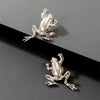 frog stud earrings boogzel clothing
