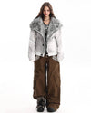fur trim jacket boogzel clothing