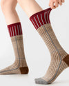 geometric knee high socks boogzel clothing