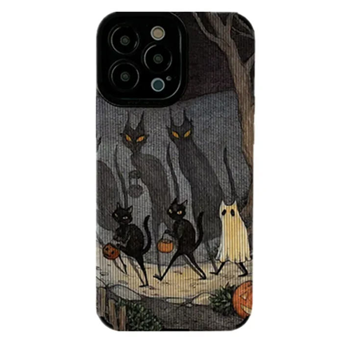 ghost and cat iphone case boogzel clothing