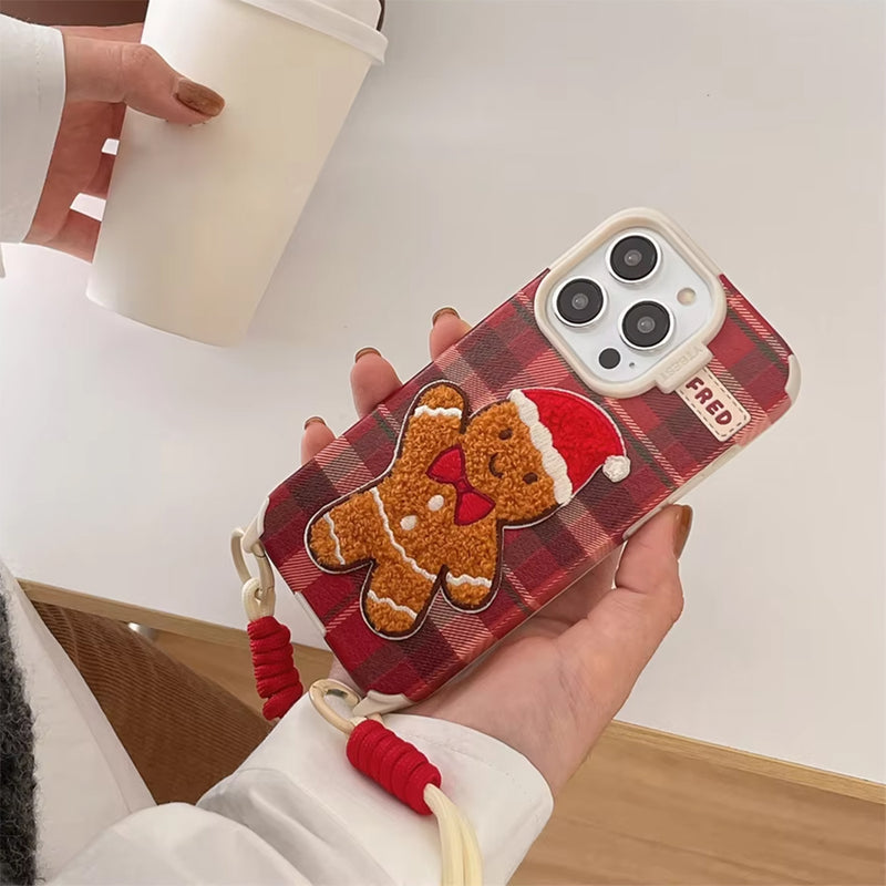 gingerbread man iphone case boogzel clothing