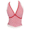 red plaid halter top boogzel clothing