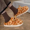 giraffe plush slippers boogzel clothing