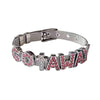 go away rhinestone bracelet boogzel clothing