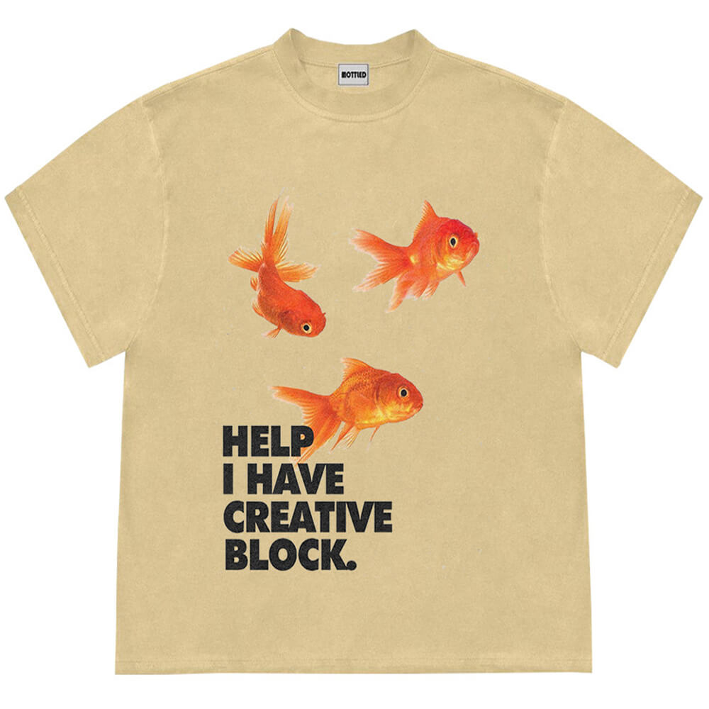 goldfish aesthetic graphic t-shirt boogzel clothing