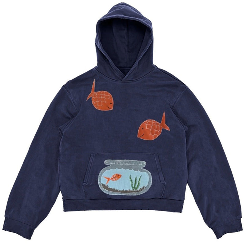 goldfish and bowl hoodie boogzel clothing