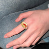 goldfish clear resin ring boogzel clothing