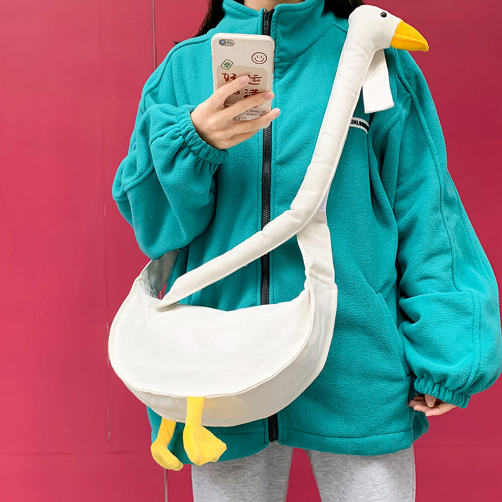 goose shaped crossbody bag boogzel clothing