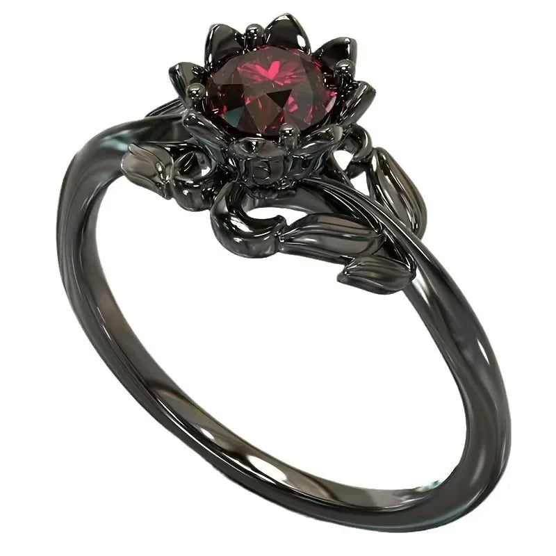 gothic rose ring boogzel clothing