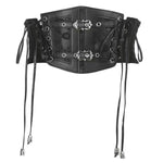 gothic aesthetic leather corset boogzel clothing