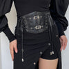 gothic aesthetic leather corset boogzel clothing