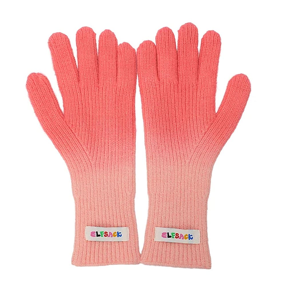 gradient ribbed gloves boogzel clothing