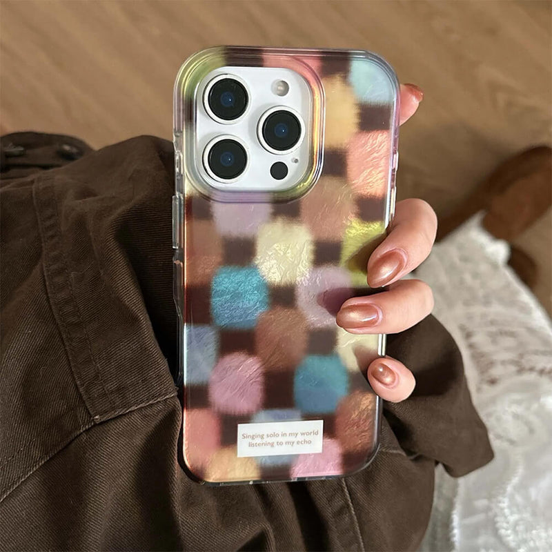Grandma Aesthetic Patchwork iPhone Case Grandma Aesthetic Patchwork iPhone Case