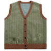 grandpa aesthetic button up vest boogzel clothing