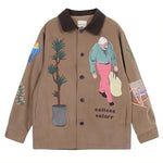 grandpa aesthetic corduroy jacket boogzel clothing