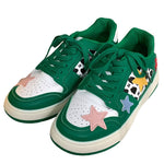 green star shoes Aesthetic Sneakers boogzel 