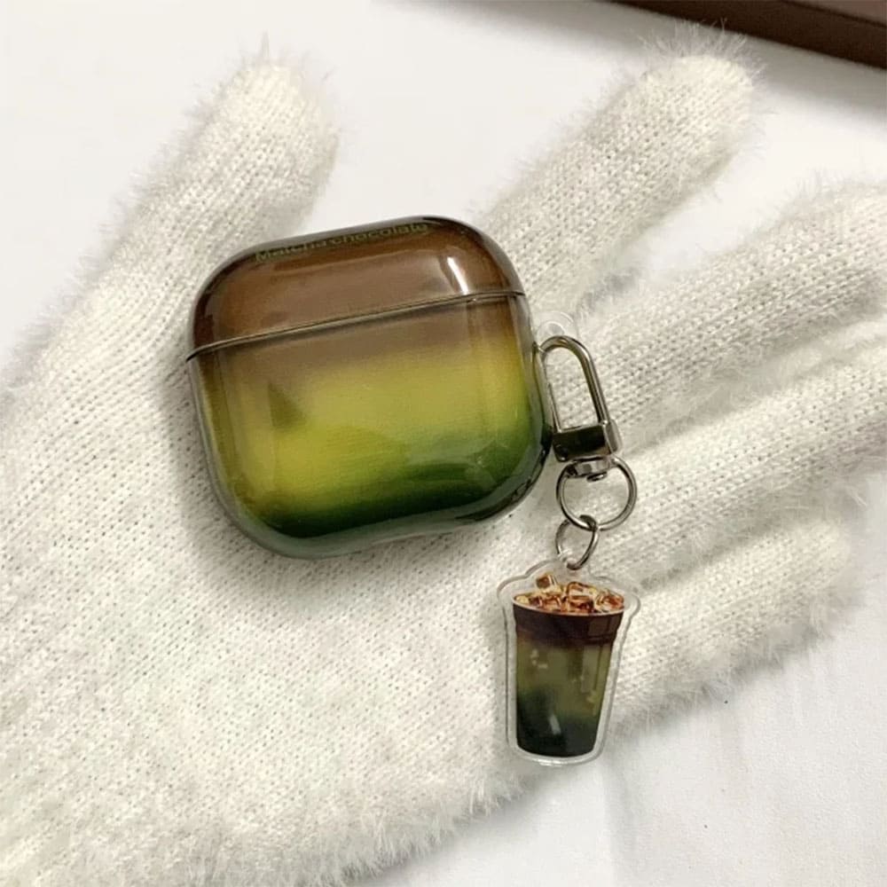 green matcha airpods case boogzel clothing