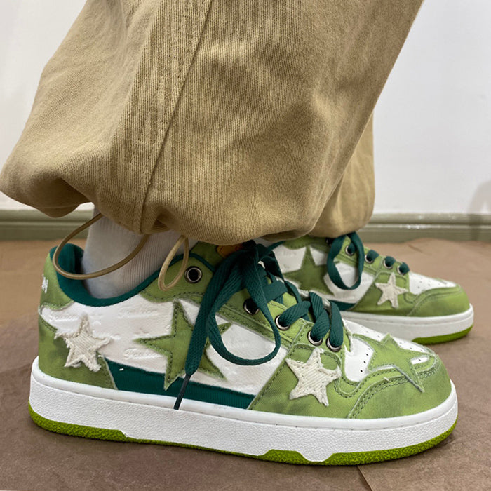 Green Star Sneakers | BOOGZEL CLOTHING – Boogzel Clothing