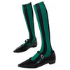 green striped knee socks boogzel clothing
