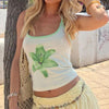 tropical flower halter top boogzel clothing