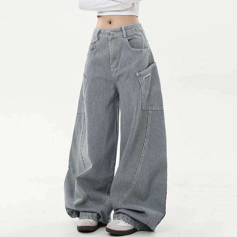 grey wide leg cargo pants boogzel clothing