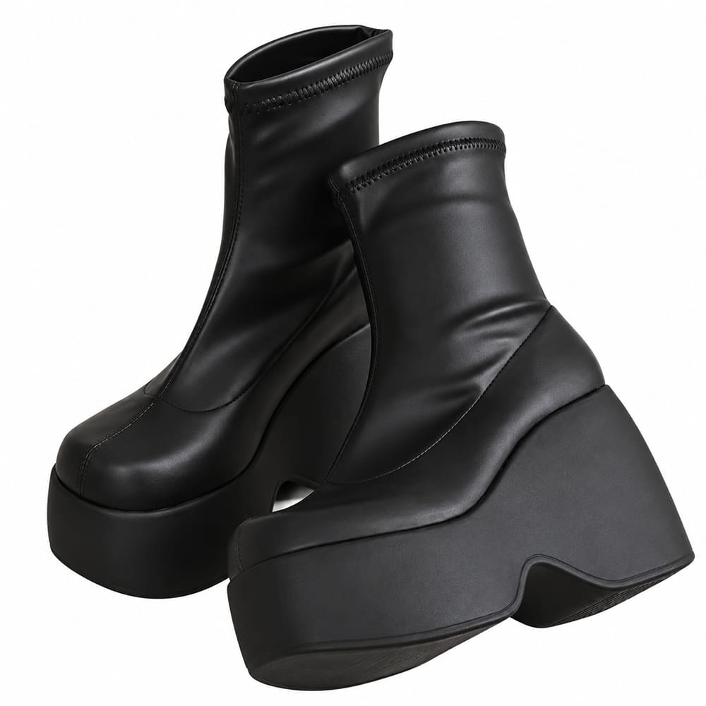 grunge chunky platform boots boogzel clothing