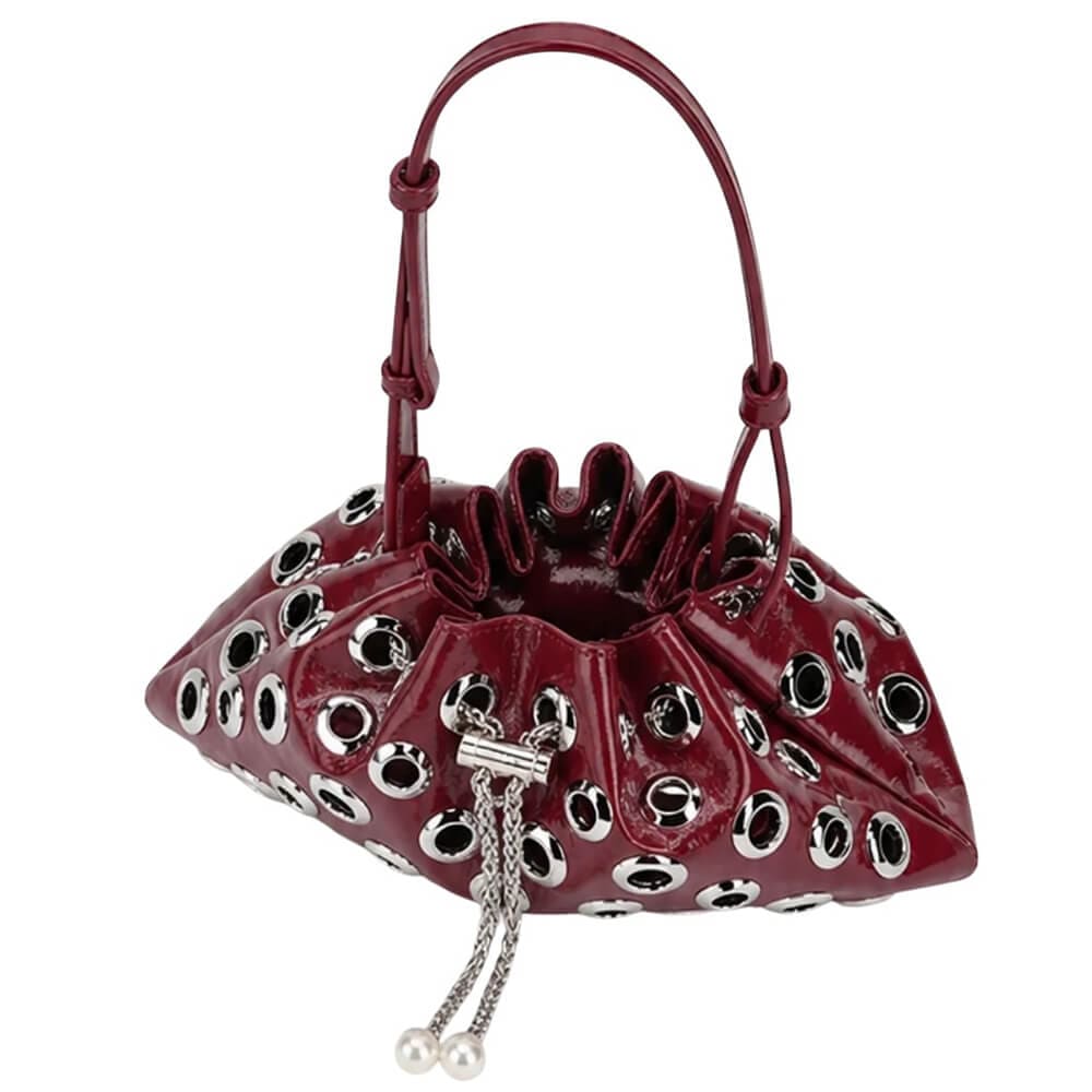 grunge eyelet shoulder bag boogzel clothing