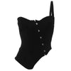 grunge one shoulder corset top boogzel clothing
