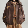 butterfly leather jacket boogzel clothing