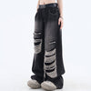 skater girl ripped wide jeans boogzel clothing