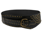 grunge aesthetic wide leather belt boogzel clothing