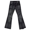 grunge distressed flare jeans boogzel clothing