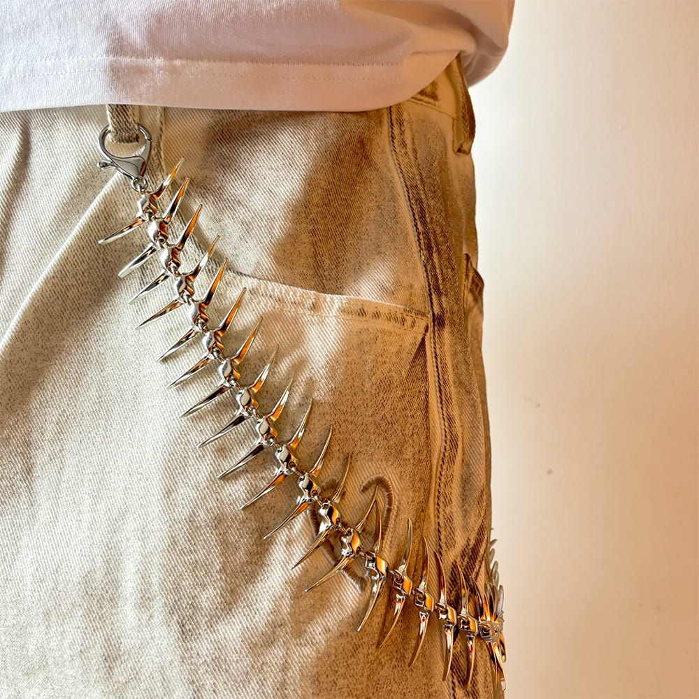 grunge fishbone pant chain boogzel clothing