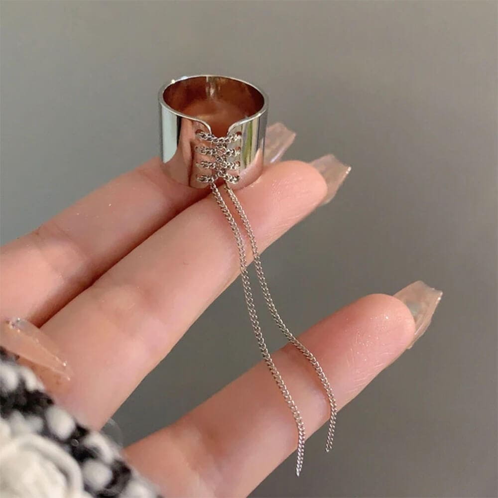 grunge lace up ring boogzel clothing
