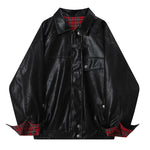 grunge leather jacket boogzel clothing