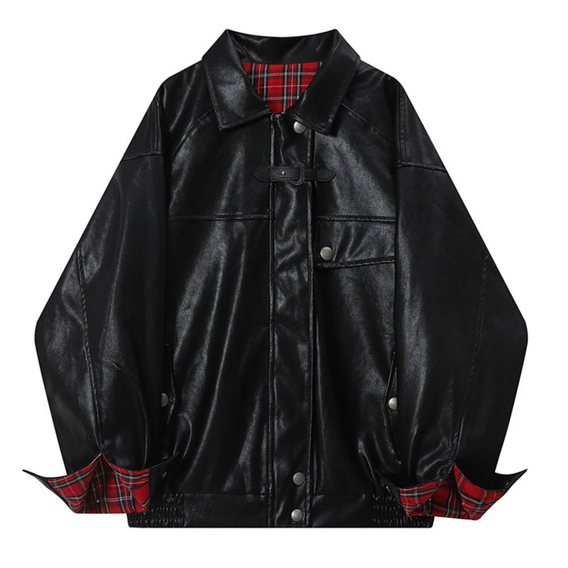 grunge leather jacket boogzel clothing