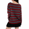 grunge striped long sleeve boogzel clothing