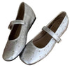silver studded mary jane flats boogzel clothing