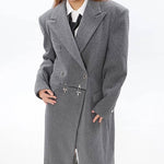 grunge style long coat boogzel clothing