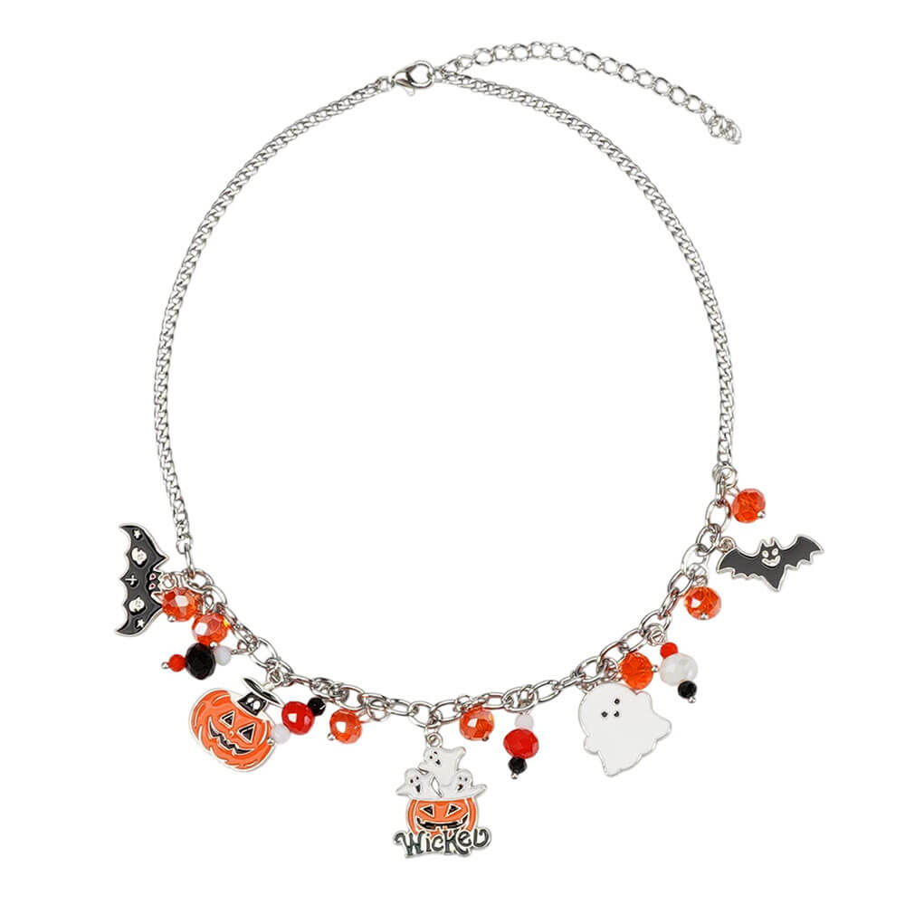 halloween aesthetic necklace boogzel clothing