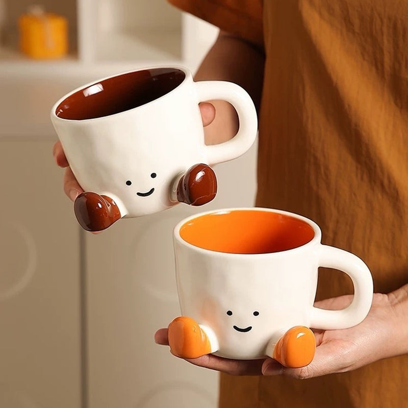 Happy Cappuccino Buddy Mug | Boogzel Clothing