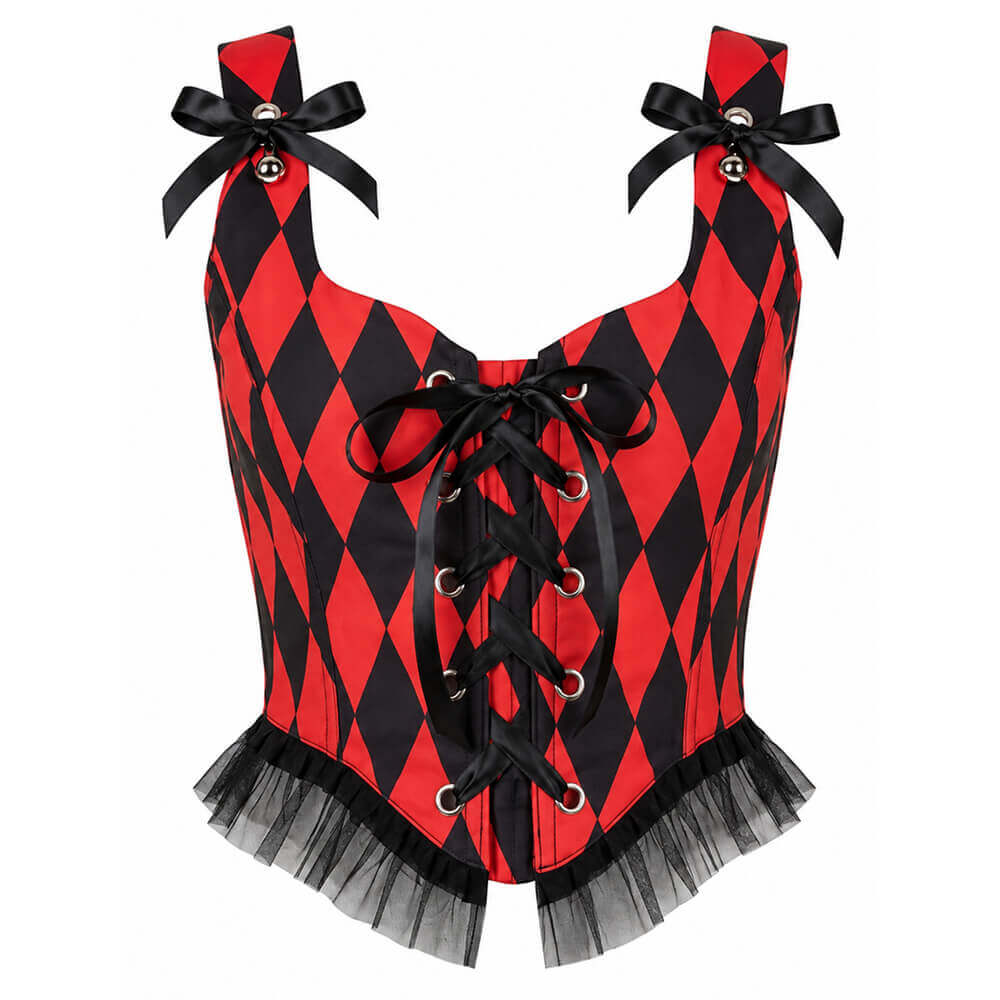 harlequin corset top boogzel clothing