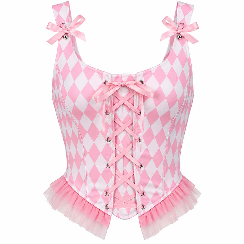 harlequin corset top boogzel clothing